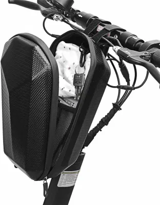Wasserdichte EVA-Hartschalen-Roller-Aufbewahrungstasche mit großem Fassungsvermögen, vorne hängende Tasche, Fahrrad-Lenkertasche